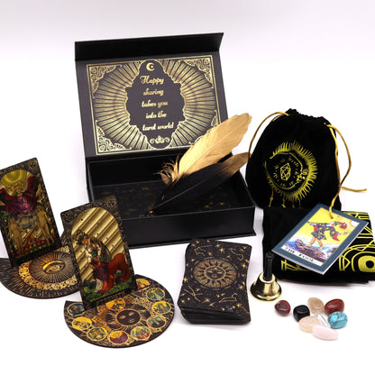 Tarot ritualset – Let the Magic Begin i guldfolie