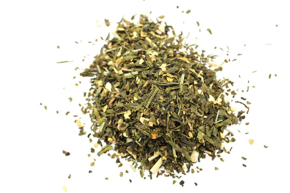 Grönt te med citron och ingefära – 1 kg