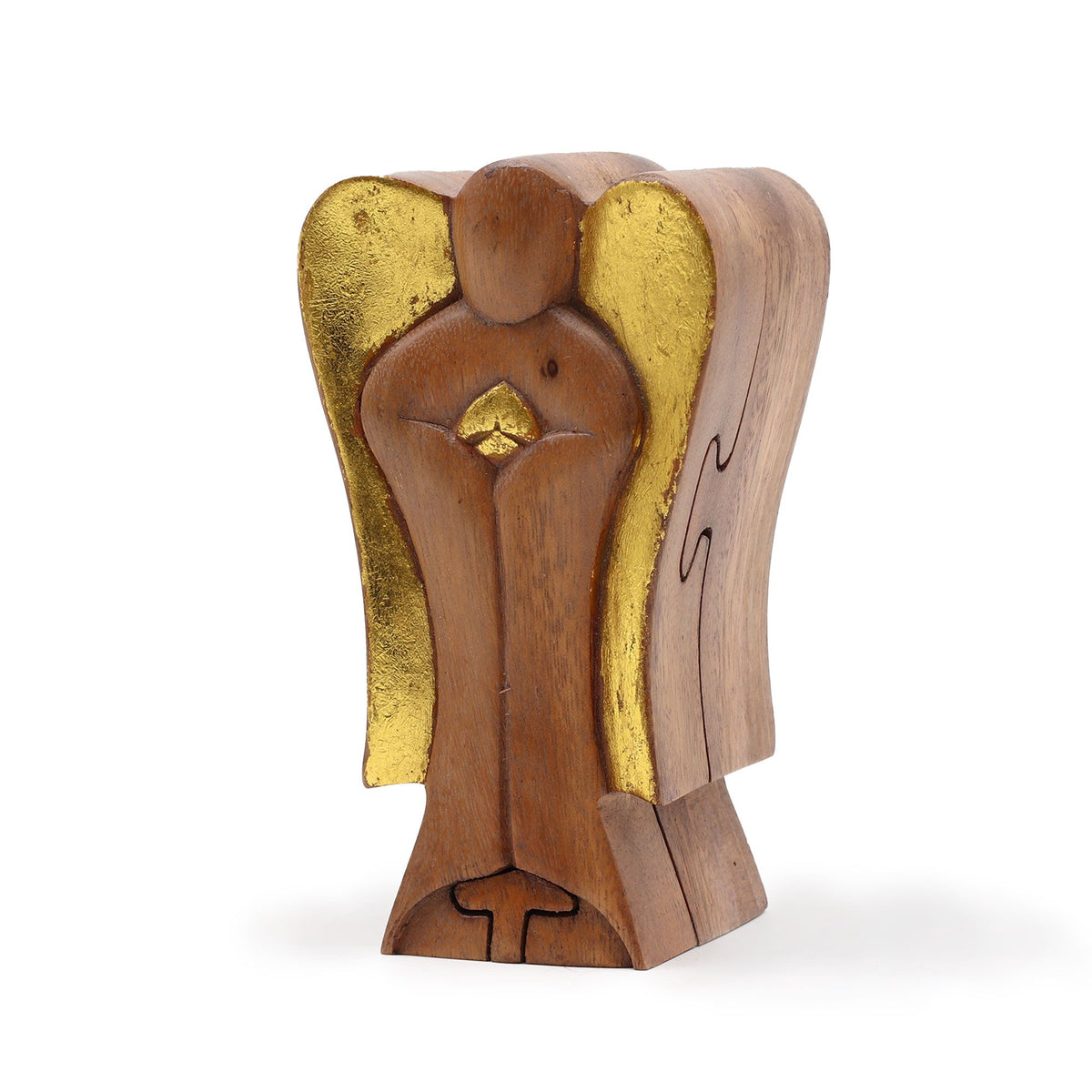 Hati-Hati-ängel i ask – glädje, 14 cm
