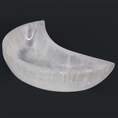 Selenitskål – måne, 15 cm