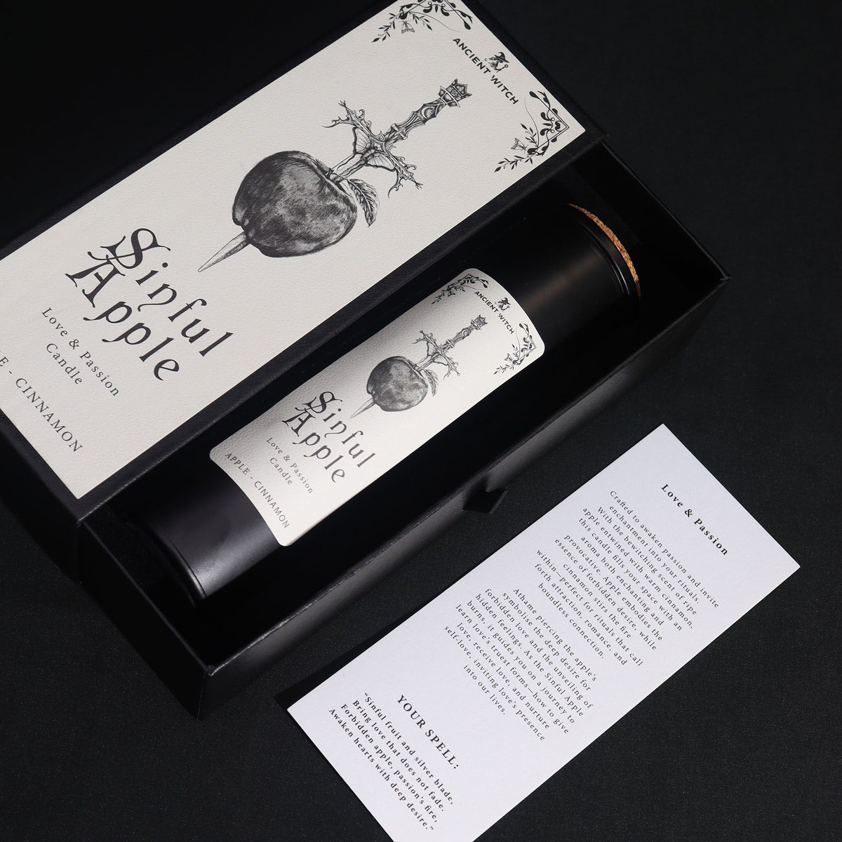 Ancient Witch ritual-ljus – Sinful Apple