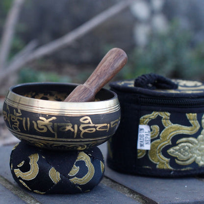 Mini-klangskålsset – svart