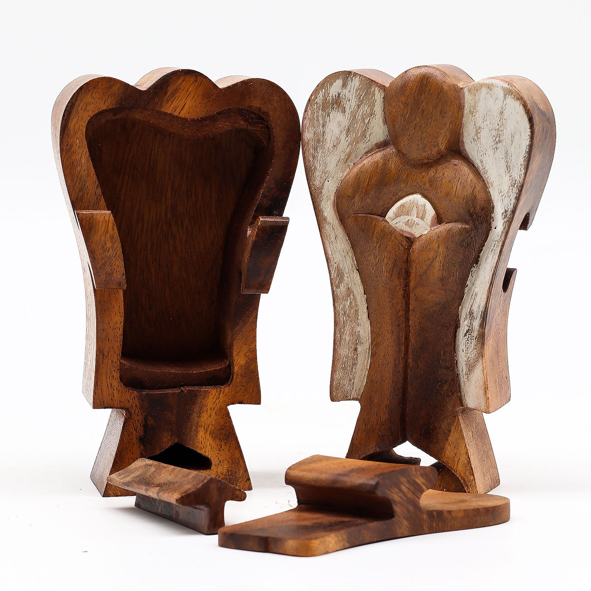 Hati-Hati-ängel i ask – 14 cm