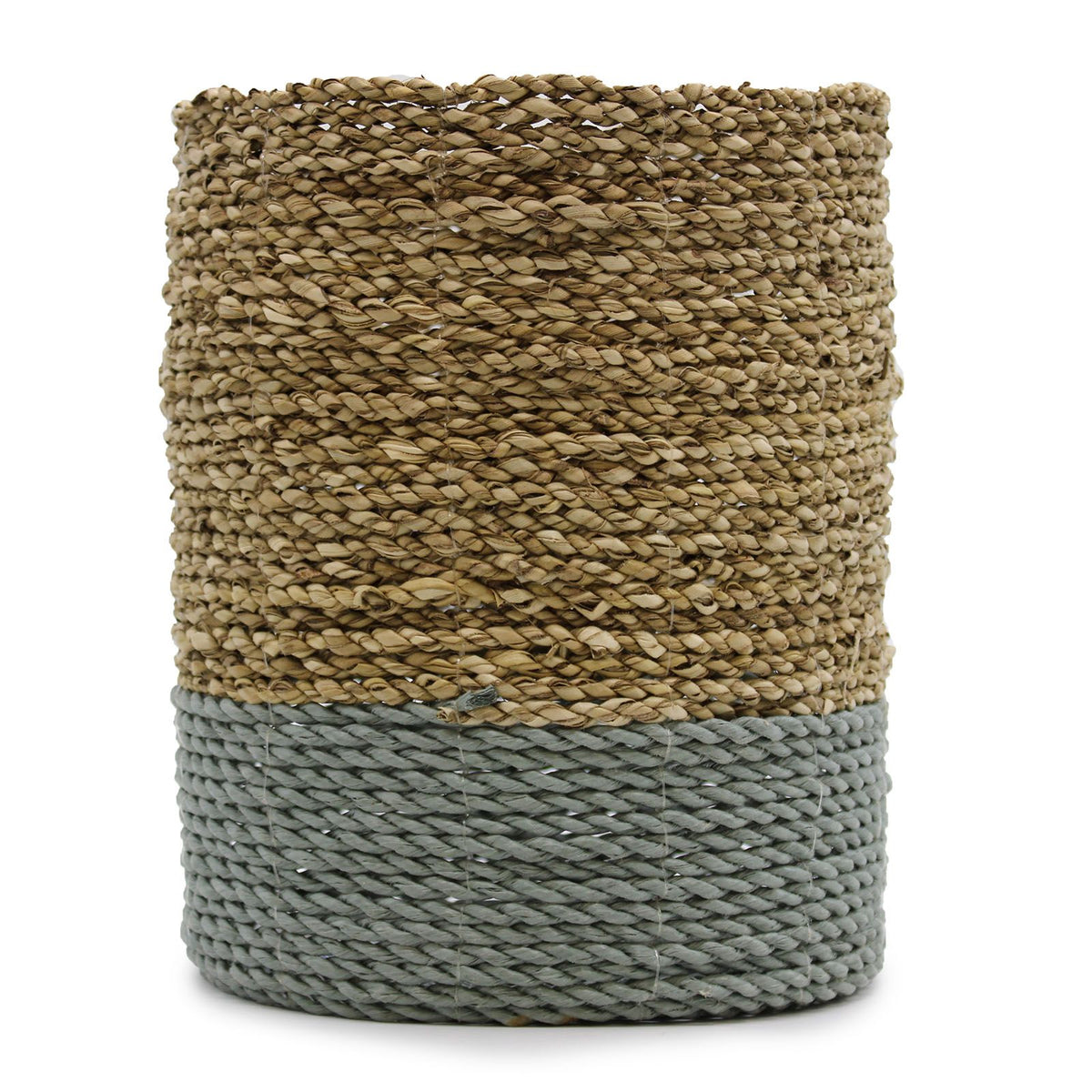 Förvaringsset i sjögräs och raffia – 4 delar