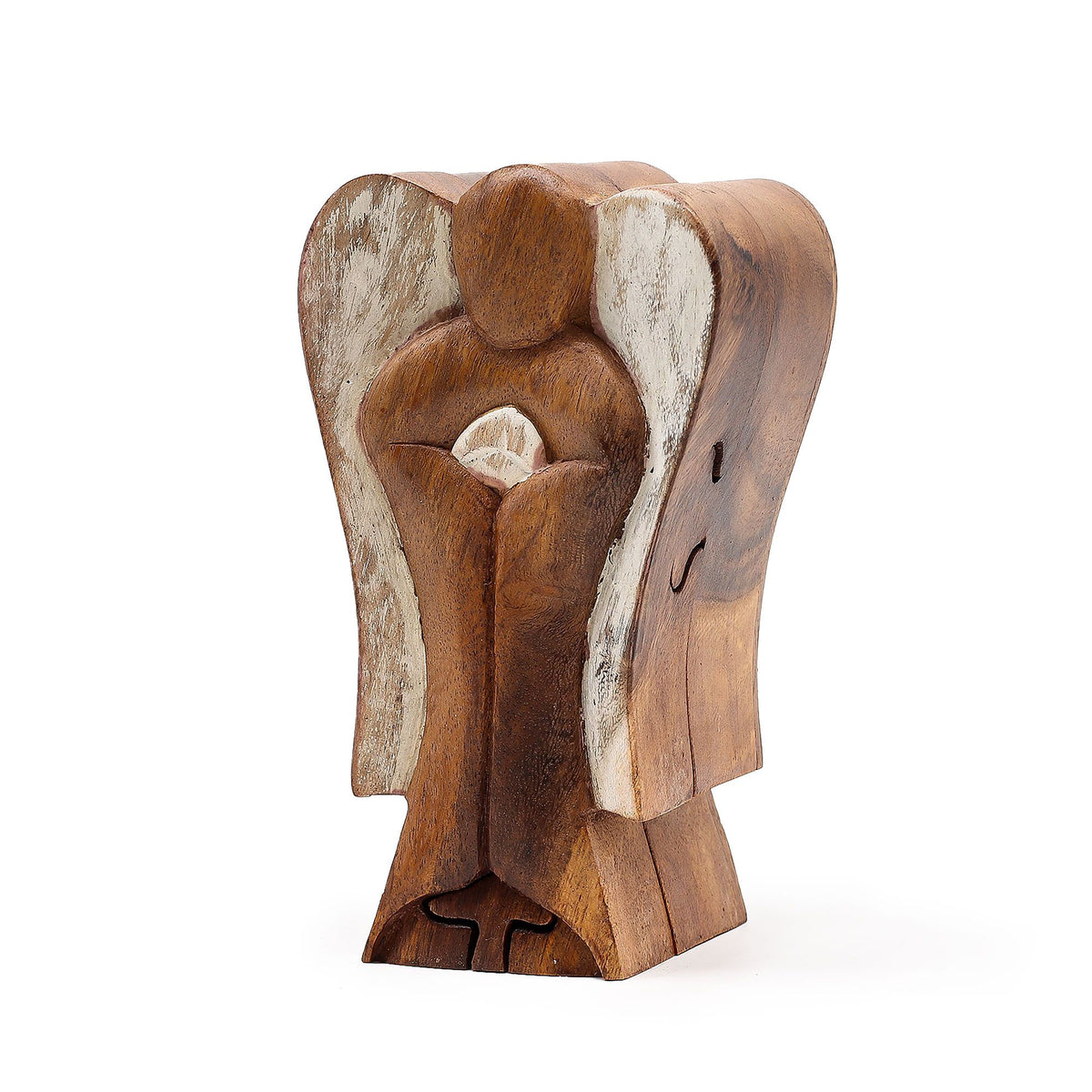 Hati-Hati-ängel i ask – 14 cm