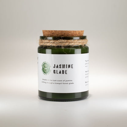 Greenman sojavaxljus med träveke – Jasmine Glade