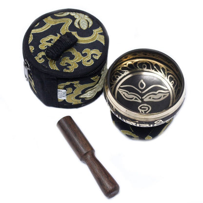 Mini-klangskålsset – svart