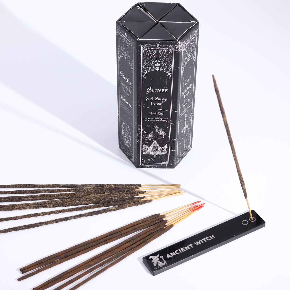 Ancient Witch ritualrökelse – komplett set med 5 intentioner