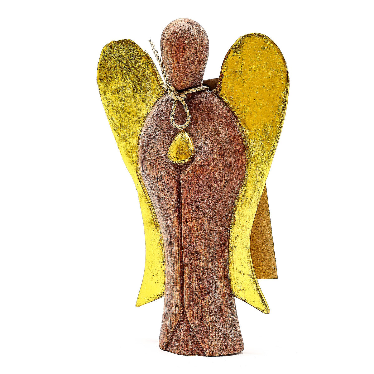 Hati-Hati-ängel i trä – Guardian, 15 cm