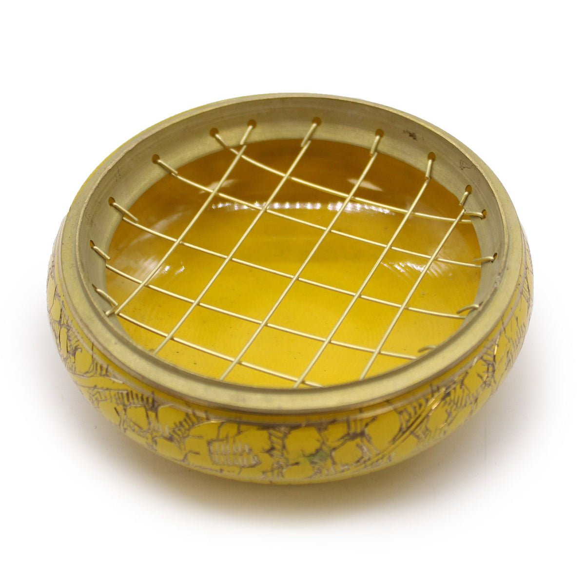 Rökelsebrännare i mässing – Solar plexus-chakra