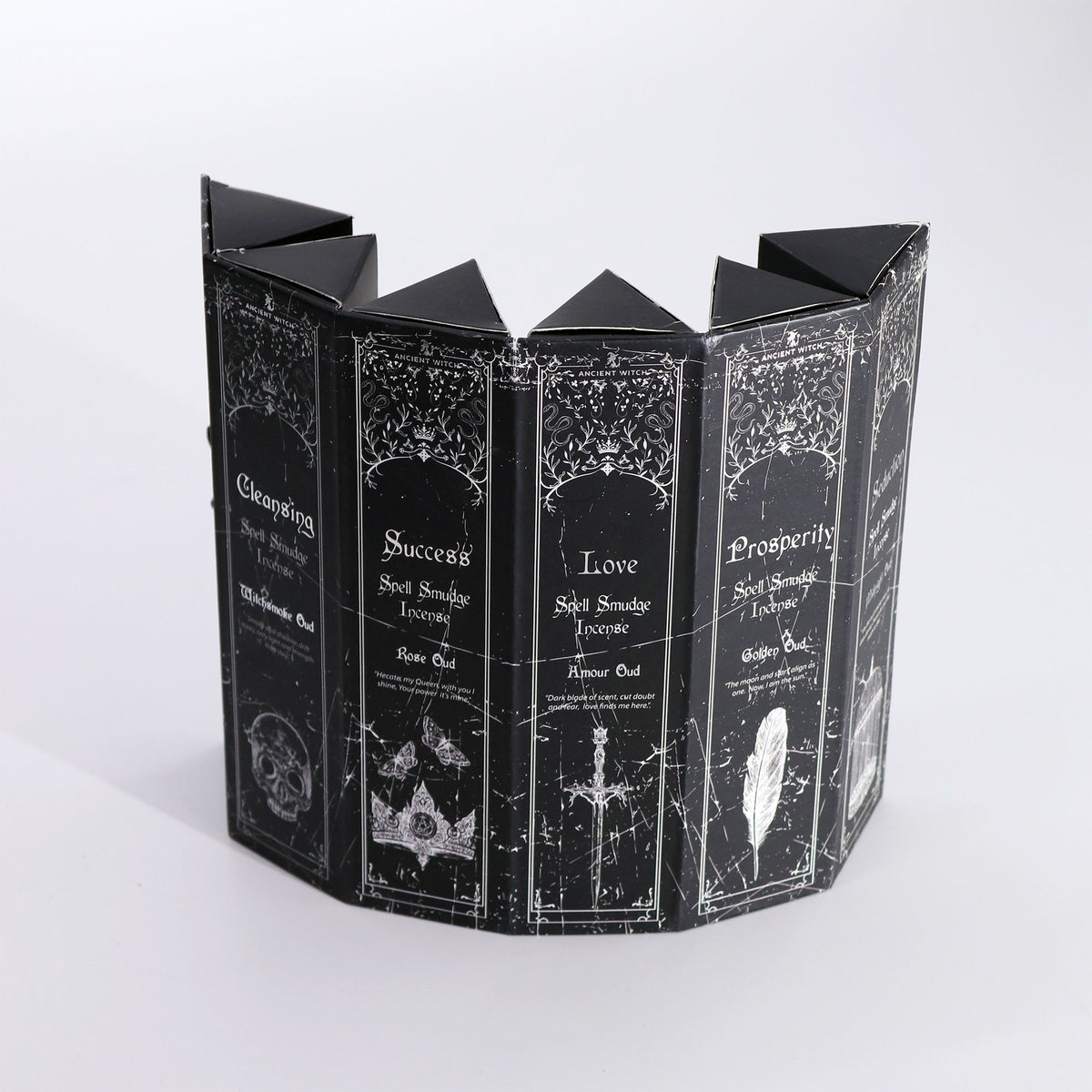 Ancient Witch ritualrökelse – komplett set med 5 intentioner