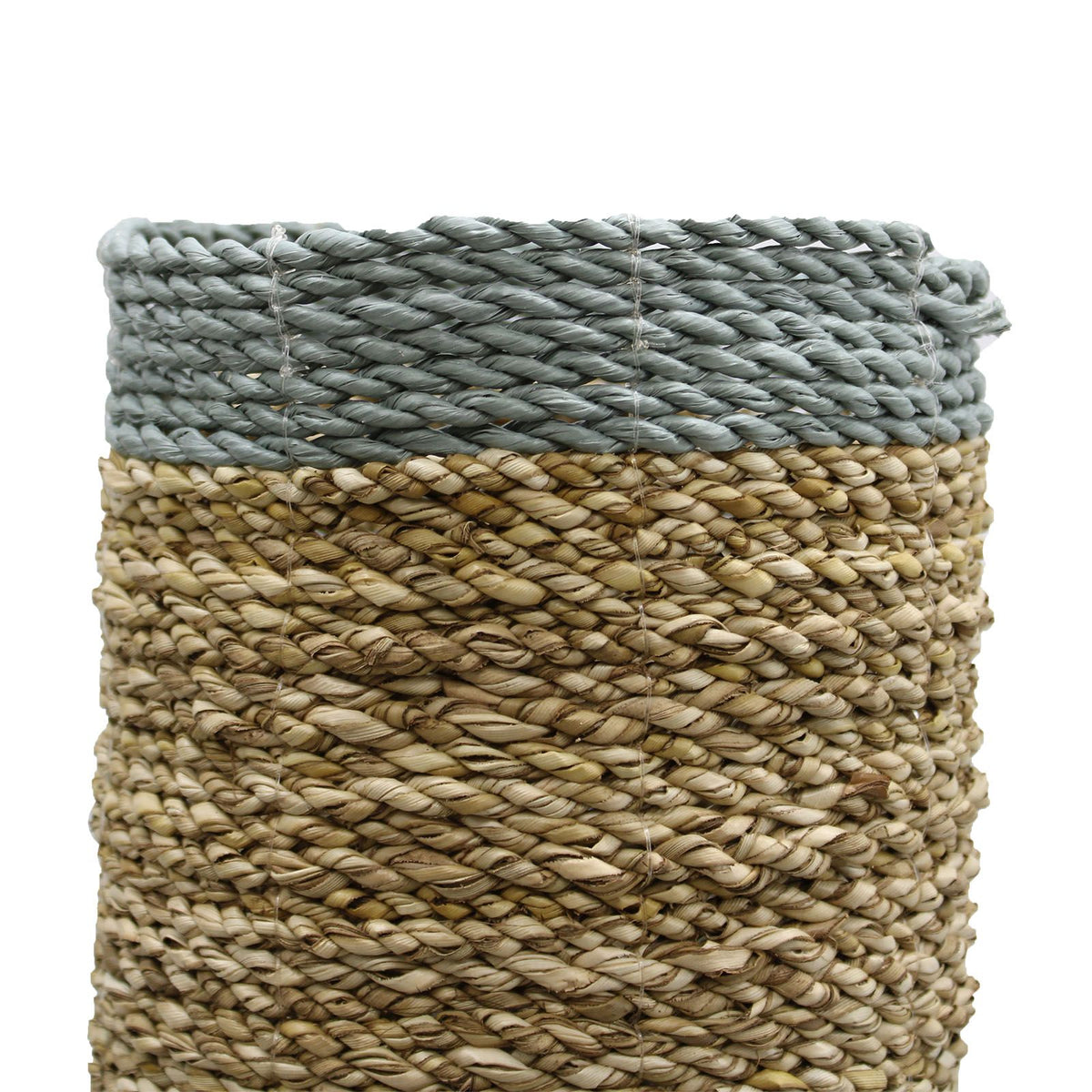 Förvaringsset i sjögräs och raffia – 4 delar