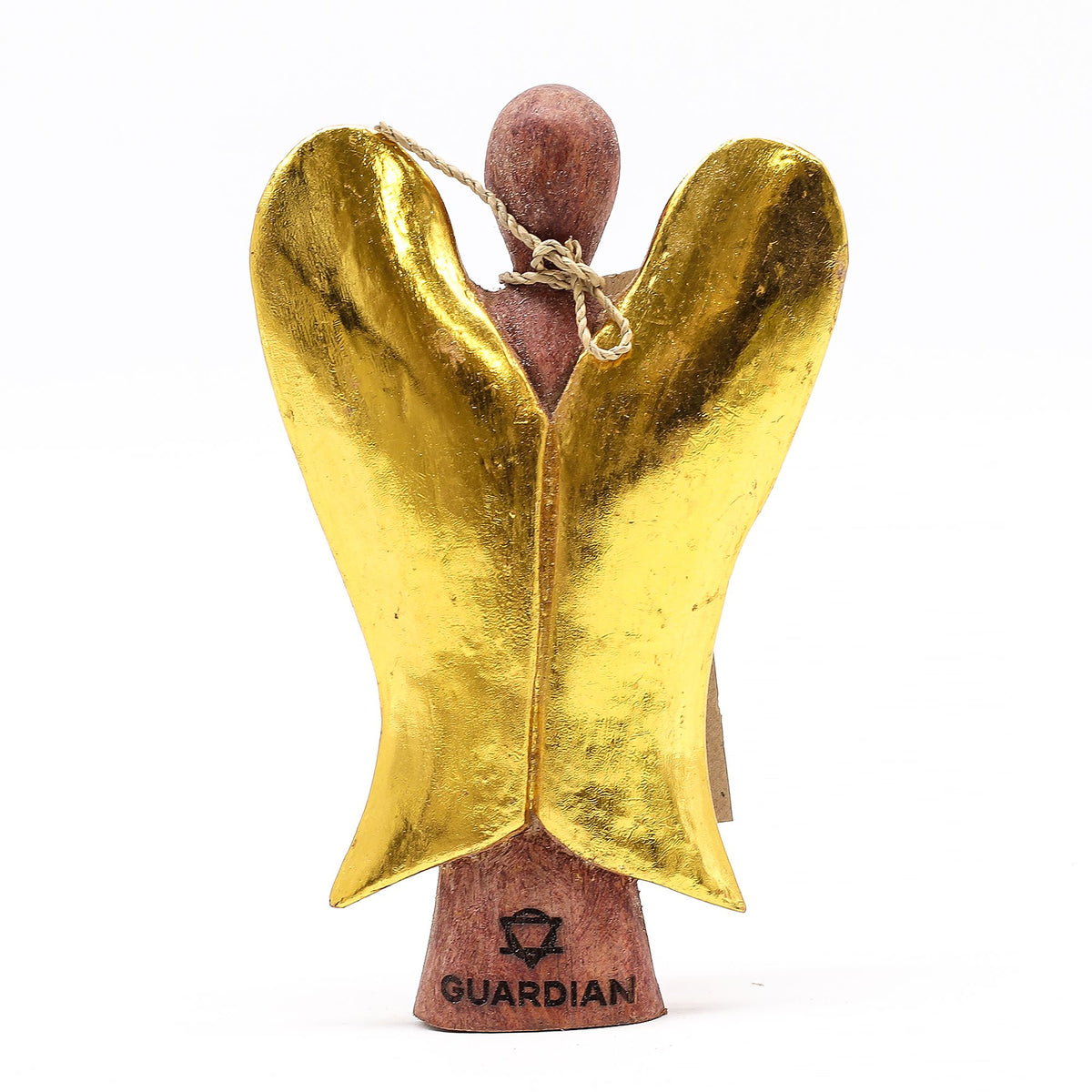 Hati-Hati-ängel i trä – Guardian, 15 cm