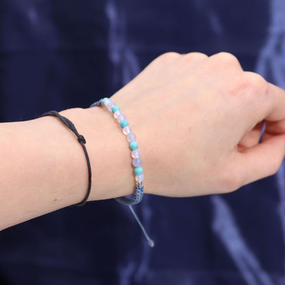 Zodiakljus med kristallarmband – Fiskarna