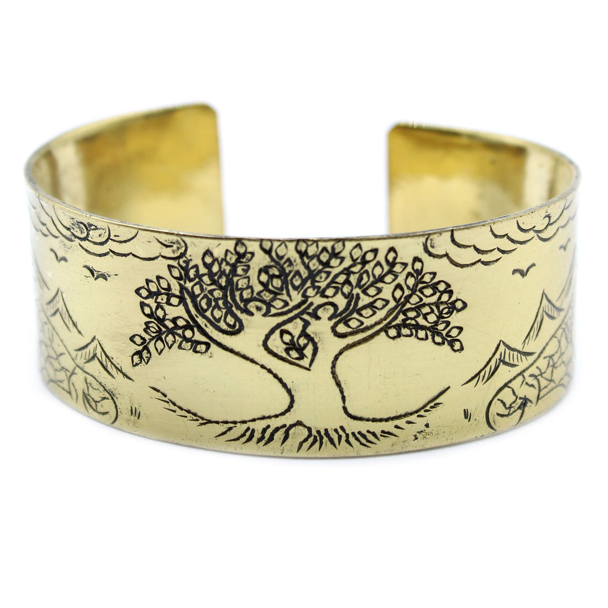 Tibetanskt armband – Livets träd, mässingston