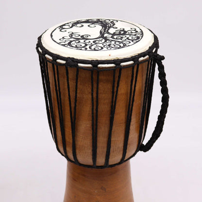 Djembe med Livets träd – 40 cm