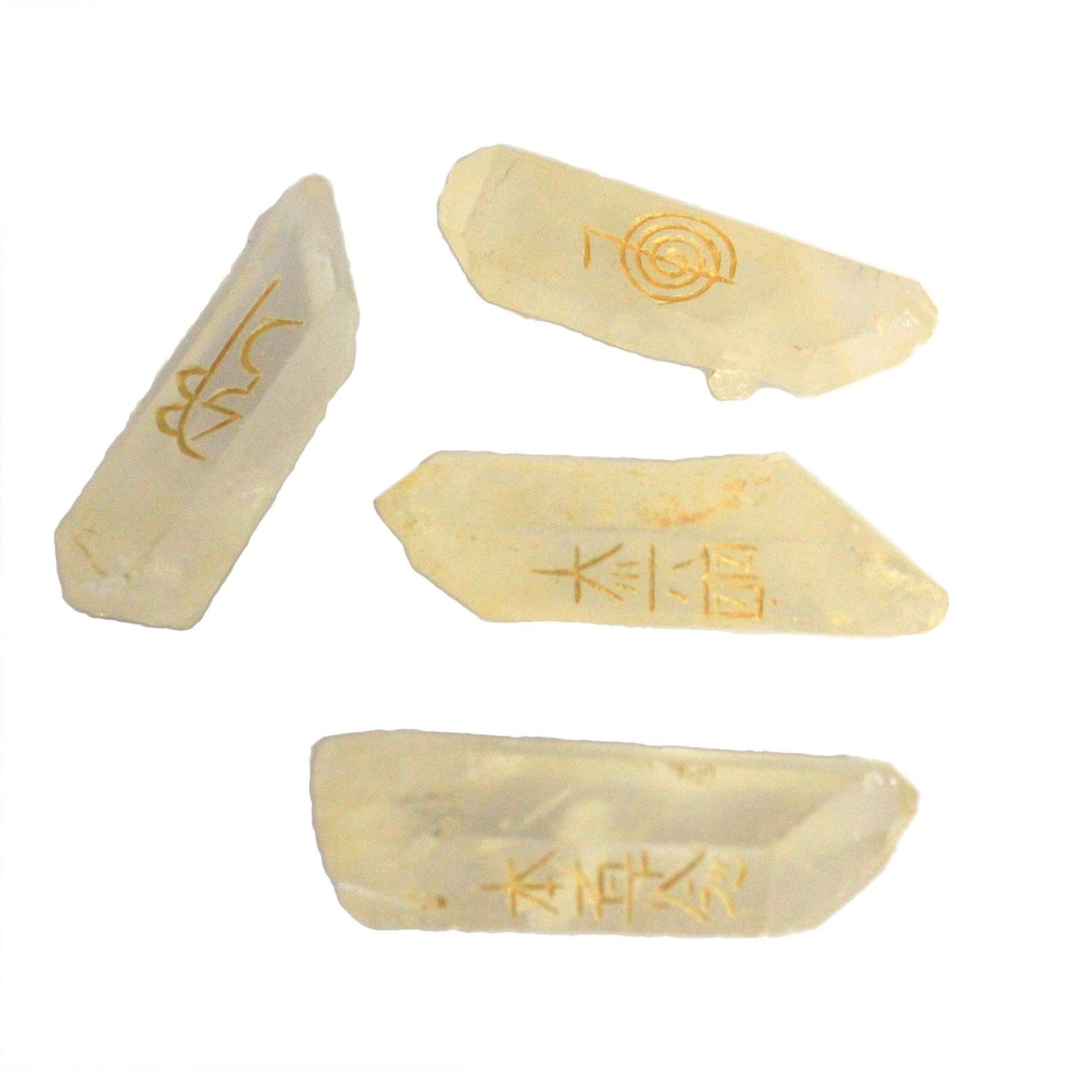 Feng Shui-set i bergkristall – 4 delar