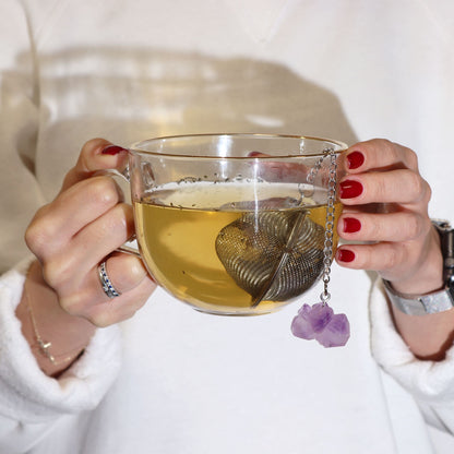 Tesil med natursten – bergkristall