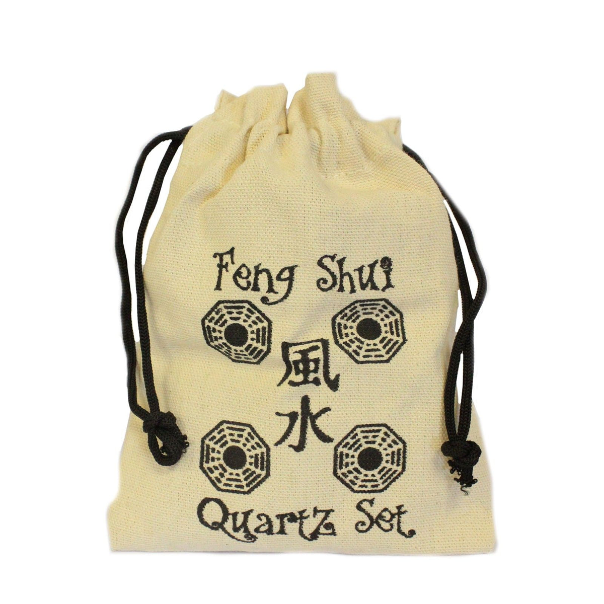Feng Shui-set i bergkristall – 4 delar
