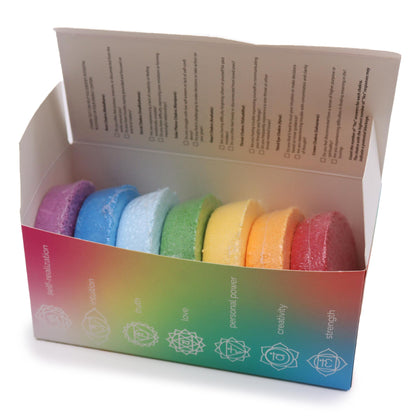 Chakra badfizzers – presentset med 7