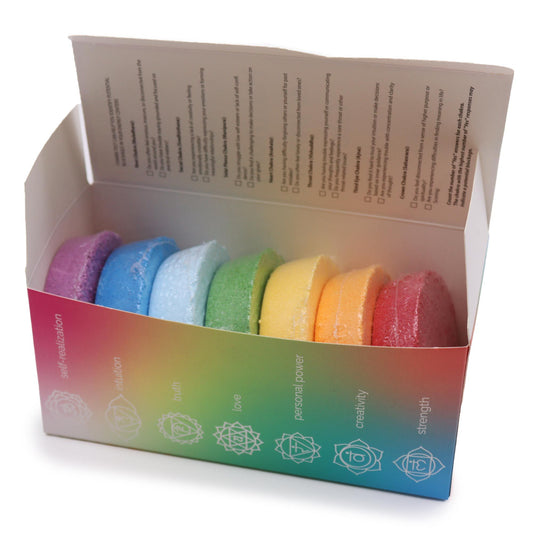 Chakra badfizzers – presentset med 7