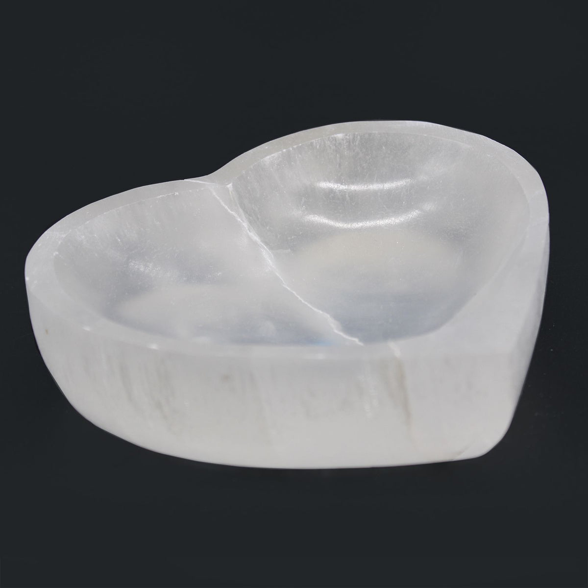 Selenitskål – hjärta, ca 15 cm