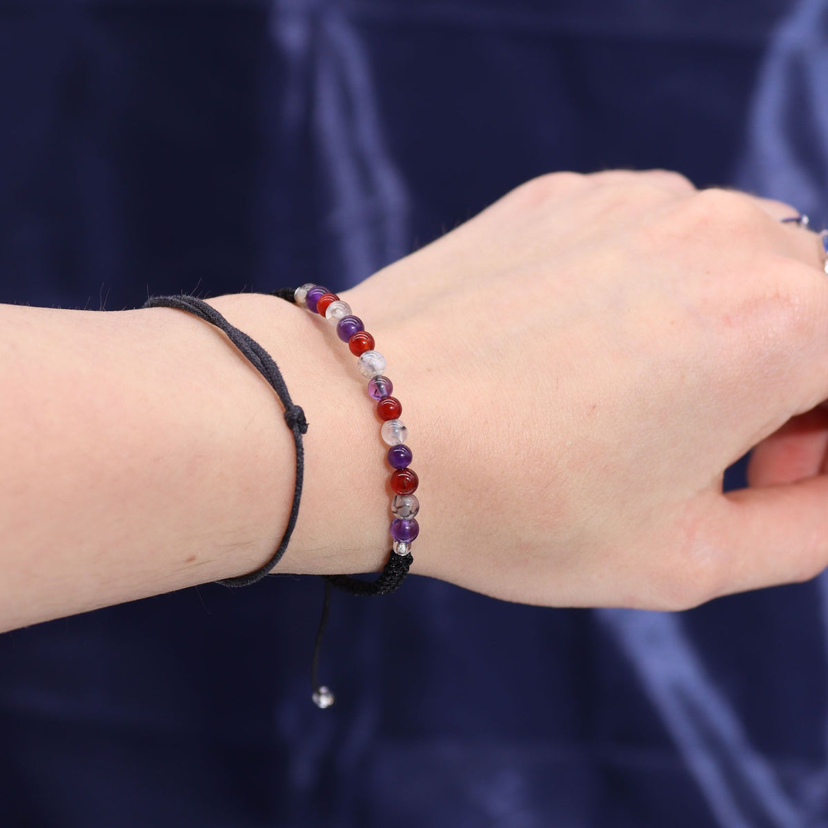Zodiakljus med kristallarmband – Jungfrun