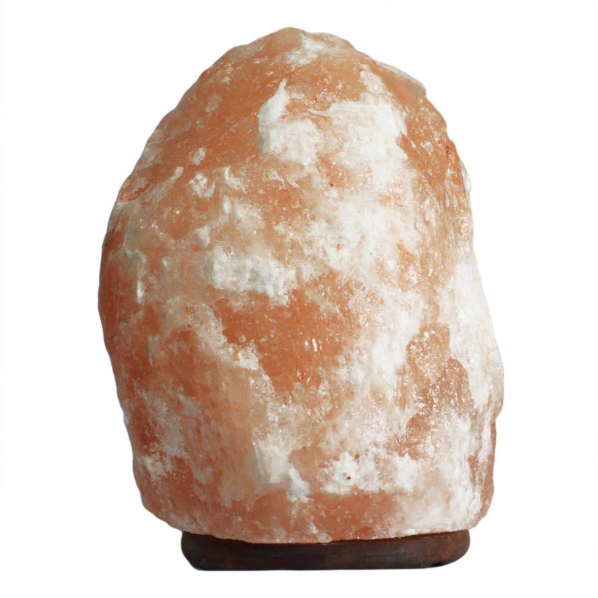 Stor saltlampa med bas – natur, ca 24–25 kg