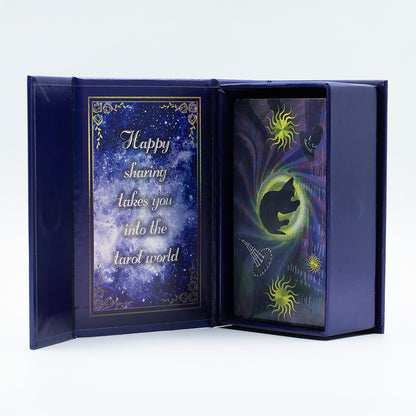 Witch Tarot – lila folie + guidebok