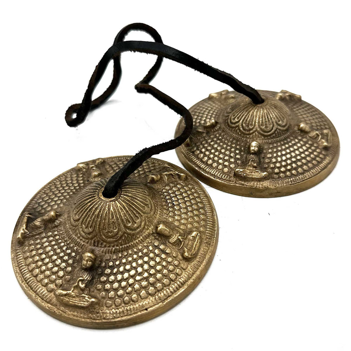 Tingsha – Fem Buddha, ca 9,5 cm
