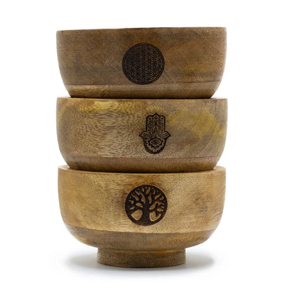 Ritualskål / rökelsekonhållare – ca 11 × 6 cm