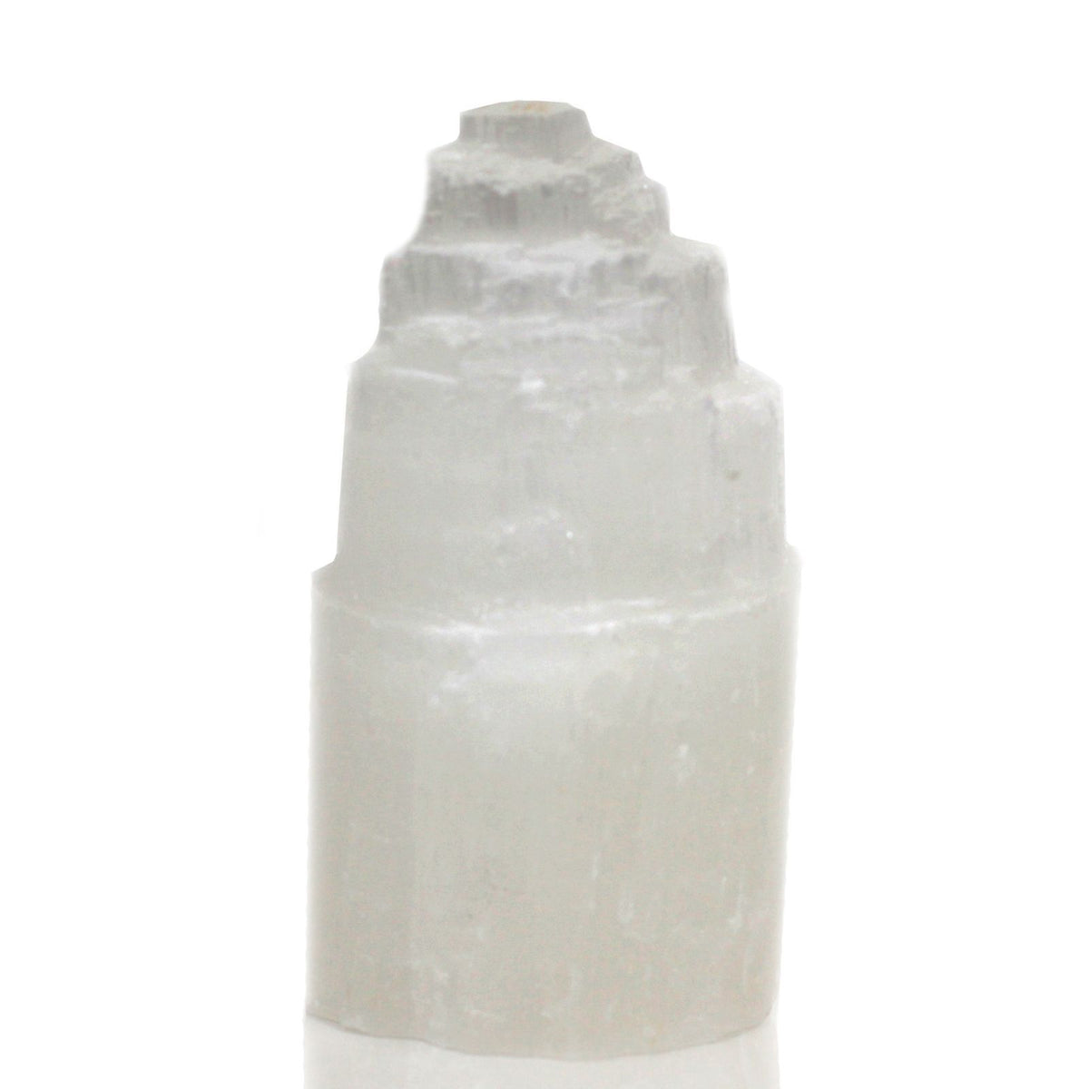 Selenit-lampa – torn, ca 15 cm