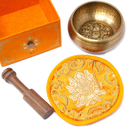 Klangskålsset – Fem Buddha, 10 cm