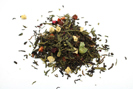 Mid-summer Magic – pu-erh och grönt te med frukt – 50 g