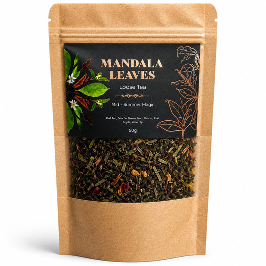 Mid-summer Magic – pu-erh och grönt te med frukt – 50 g