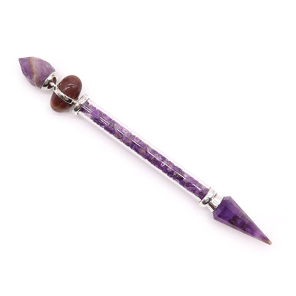 Shiva Lingam-stav – ametist