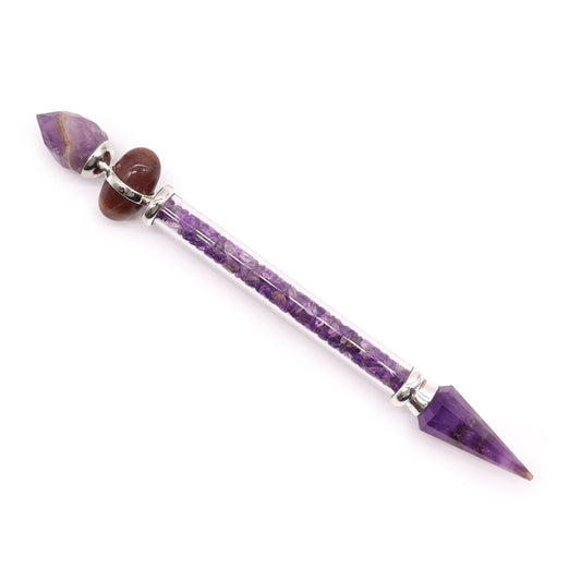 Shiva Lingam-stav – ametist