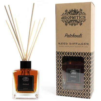 Doftpinnar med eteriska oljor – Patchouli, 200 ml