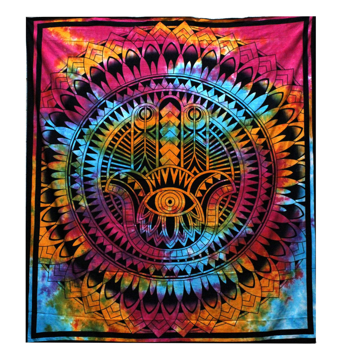 Väggtextil och överkast – hamsahanden, 230 × 200 cm