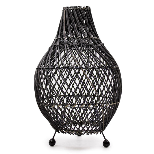 Bordslampa i rotting – svart
