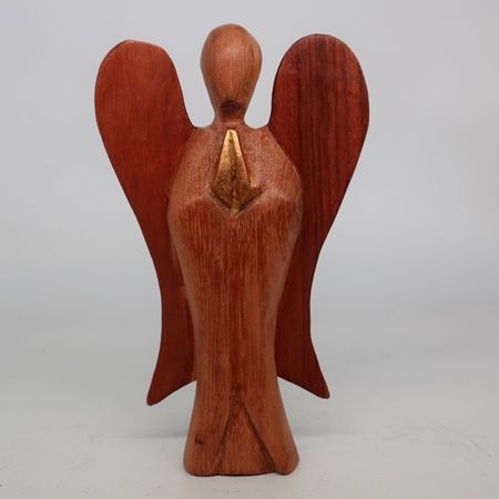 Hati-Hati-ängel i trä – vänskap, 15 cm