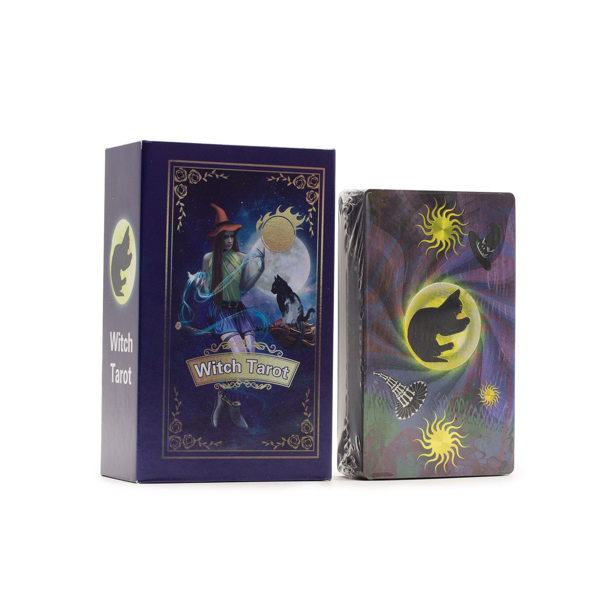 Witch Tarot – lila folie + guidebok