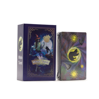 Witch Tarot – lila folie + guidebok