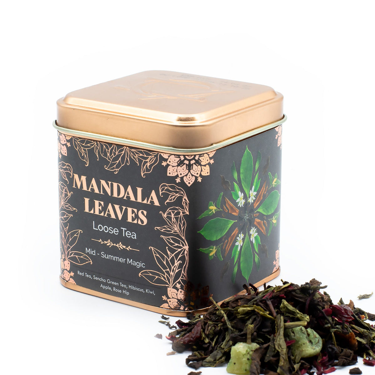 Mid-summer Magic – fruktigt grönt te i burk – 50 g