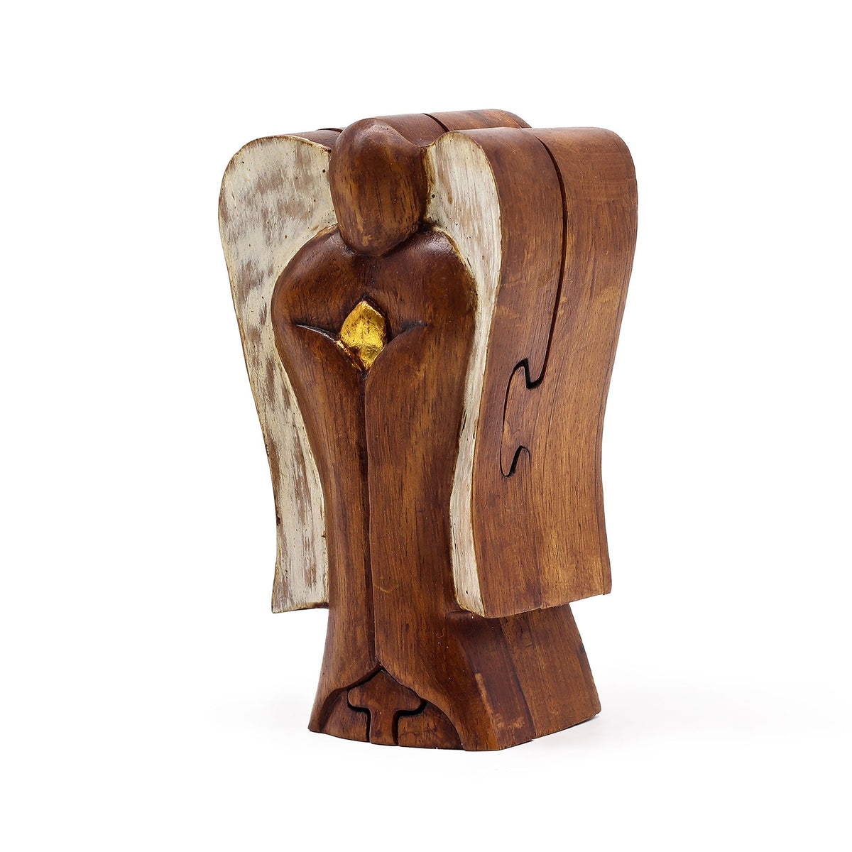 Hati-Hati-ängel i ask – kärlek, 14 cm