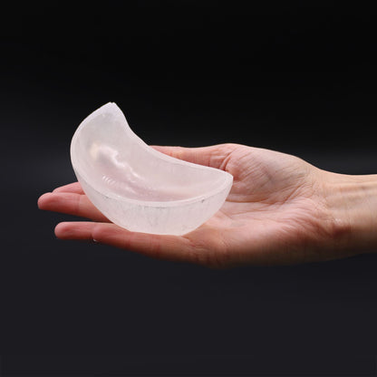 Selenitskål – måne, ca 10 cm