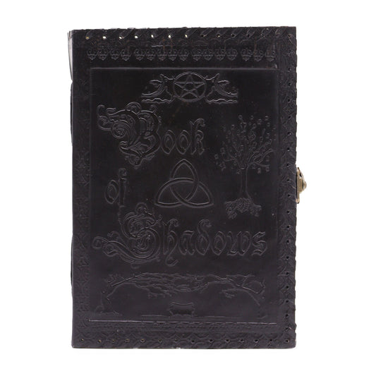 Book of Shadows – stor läderjournal, svart
