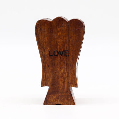 Hati-Hati-ängel i ask – kärlek, 14 cm