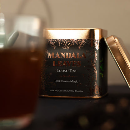 Dark Brown Magic – chokladigt svart te i burk – 50 g