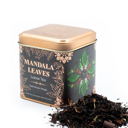 Dark Brown Magic – chokladigt svart te i burk – 50 g